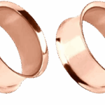Pierced Owl Rose Gold Plated Stainless Steel Double
